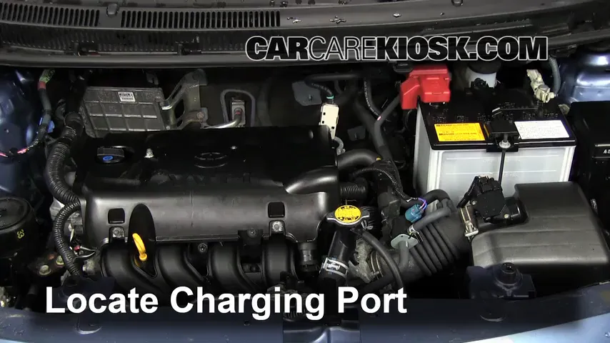 2011 Toyota Yaris 1.5L 4 Cyl. Sedan Air Conditioner Recharge Freon